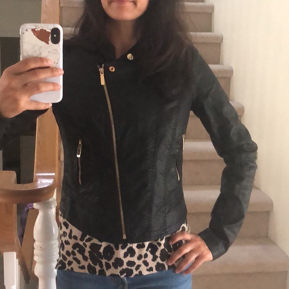 Faux leather jacket - Picture 6 of 7